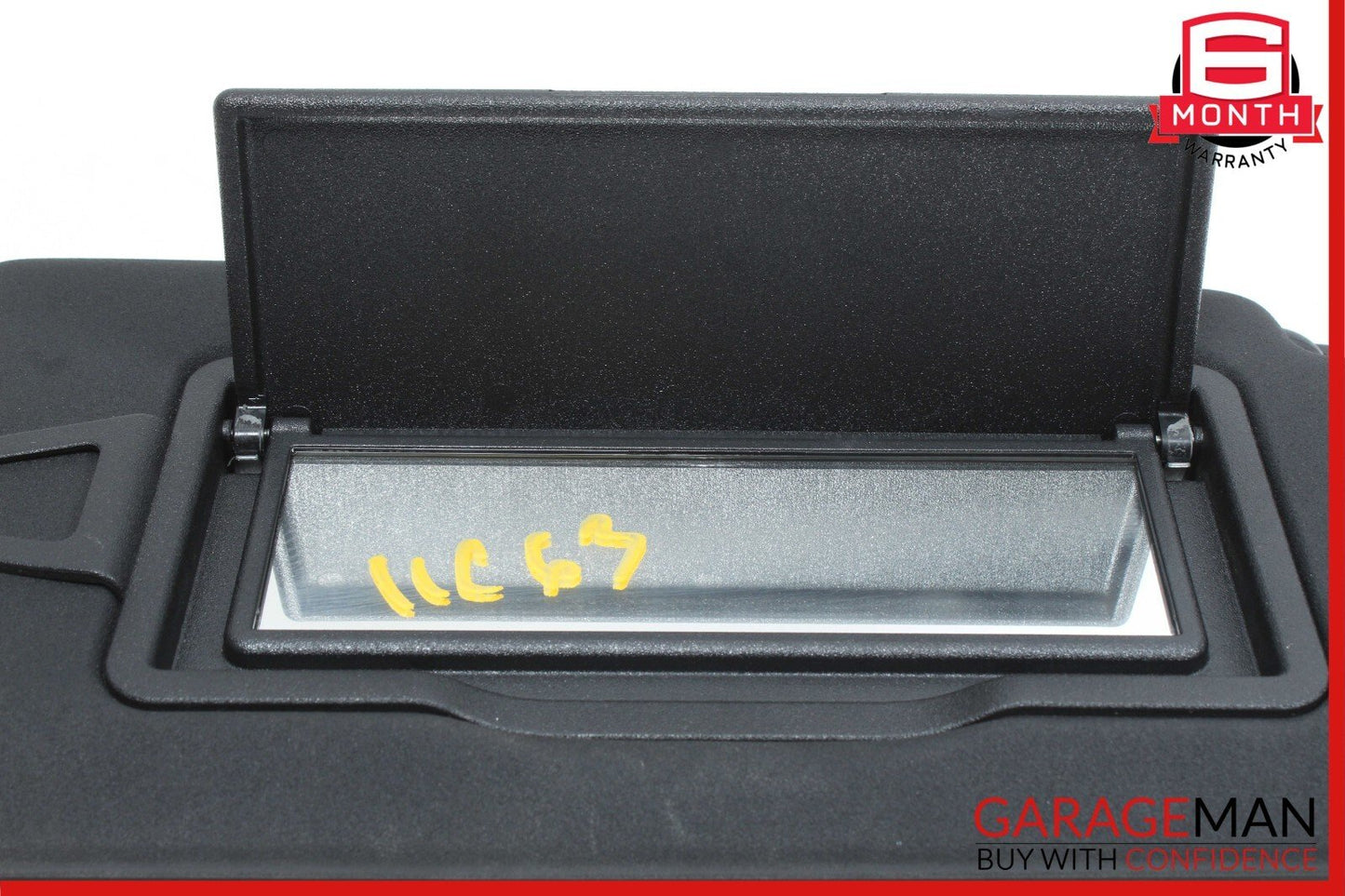 08-14 Mercedes W204 C63 AMG Front Right Passenger Sun Visor Sunvisor Shade Black