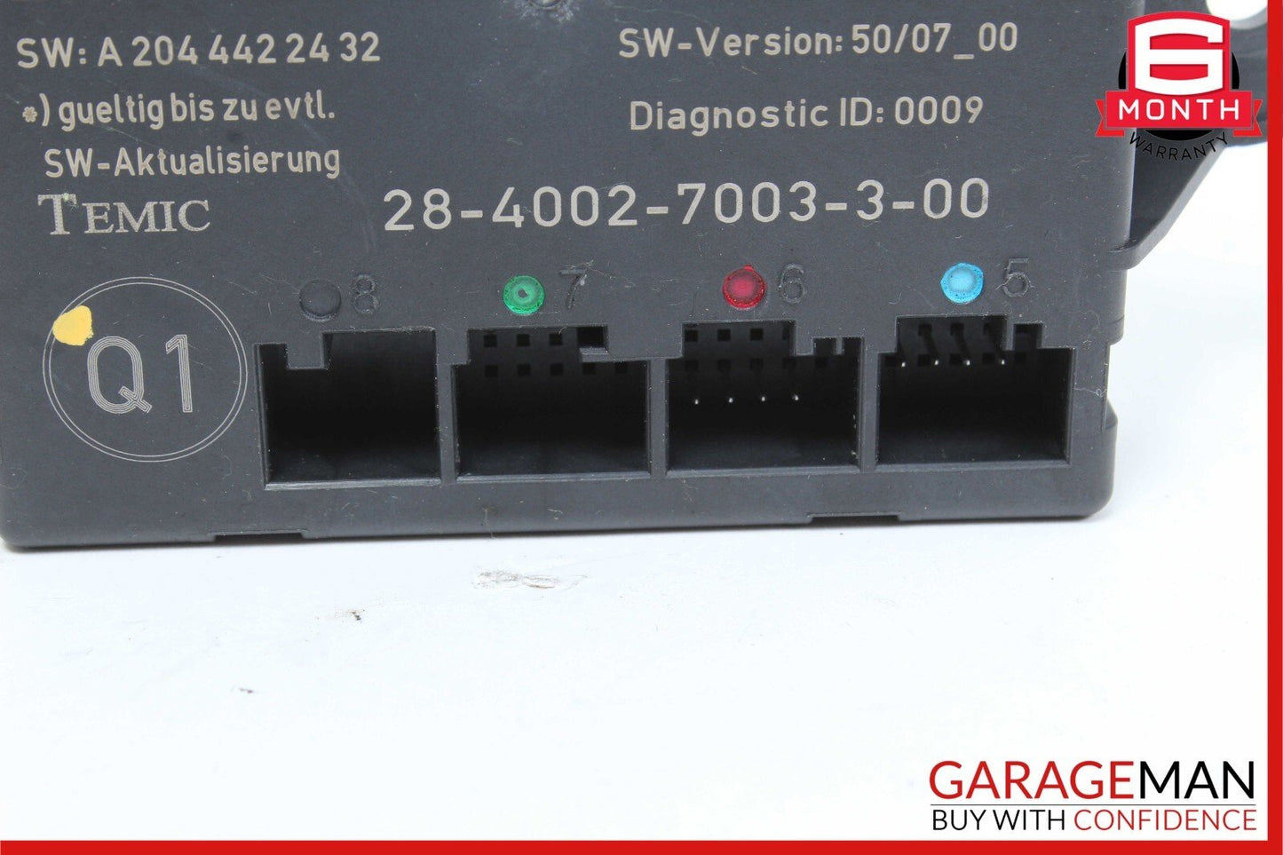 08-18 Mercedes W204 C300 C350 CLS500 Rear Right Side Door Control Module Unit