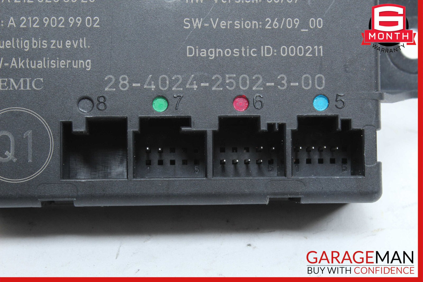 08-18 Mercedes W212 E350 C350 CLS550 Rear Left Side Door Control Module OEM