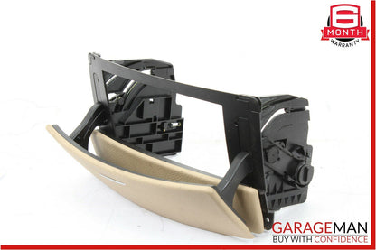 07-13 Mercedes W221 S450 S550 Center Console Dashboard CD Player Cover Brown