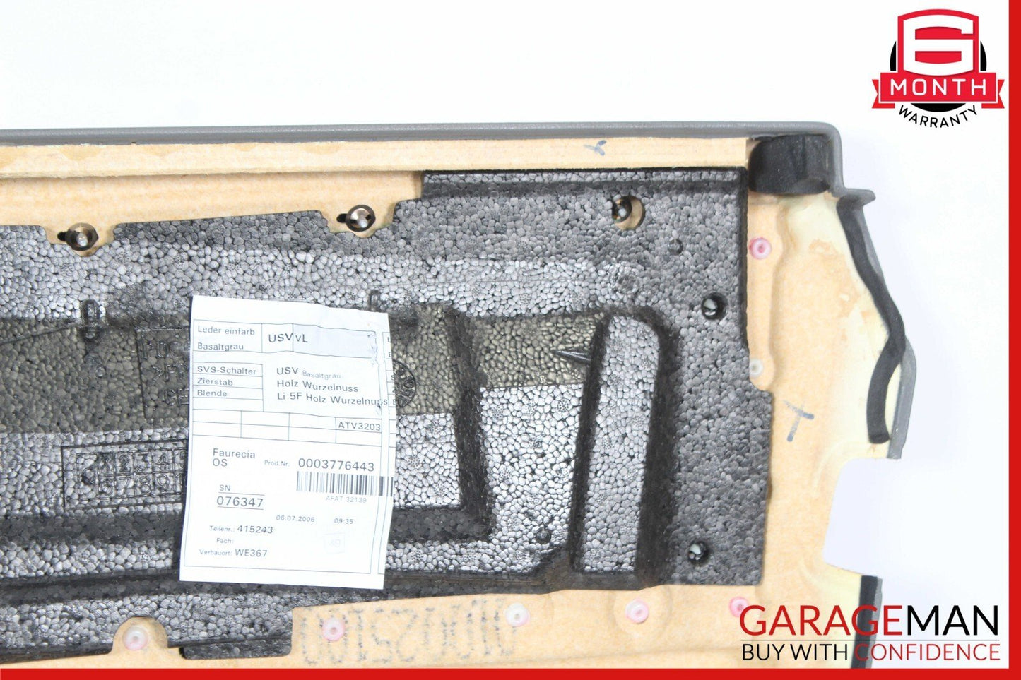 06-09 Mercedes W209 CLK550 Front Left Driver Side Interior Door Panel Gray OEM
