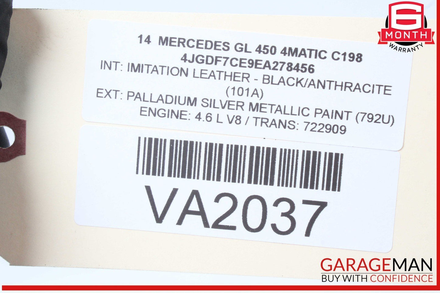 12-16 Mercedes X166 GL450 ML63 AMG ML550 Fuse Relay Junction Box 1665402450 OEM