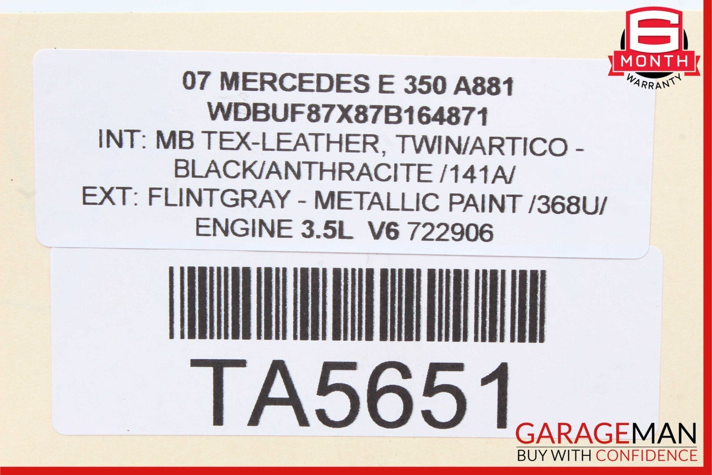 03-11 Mercedes W211 E350 GL450 Front Right Seat Control Module 2118700085 OEM