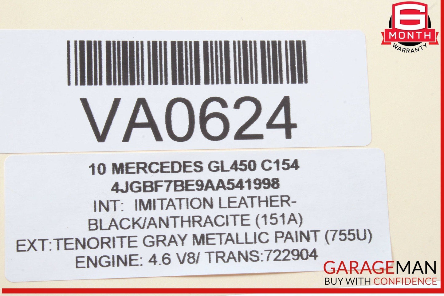 10-13 Mercedes X164 GL450 Front Left Side Bumper Running Daytime Light Lamp OEM