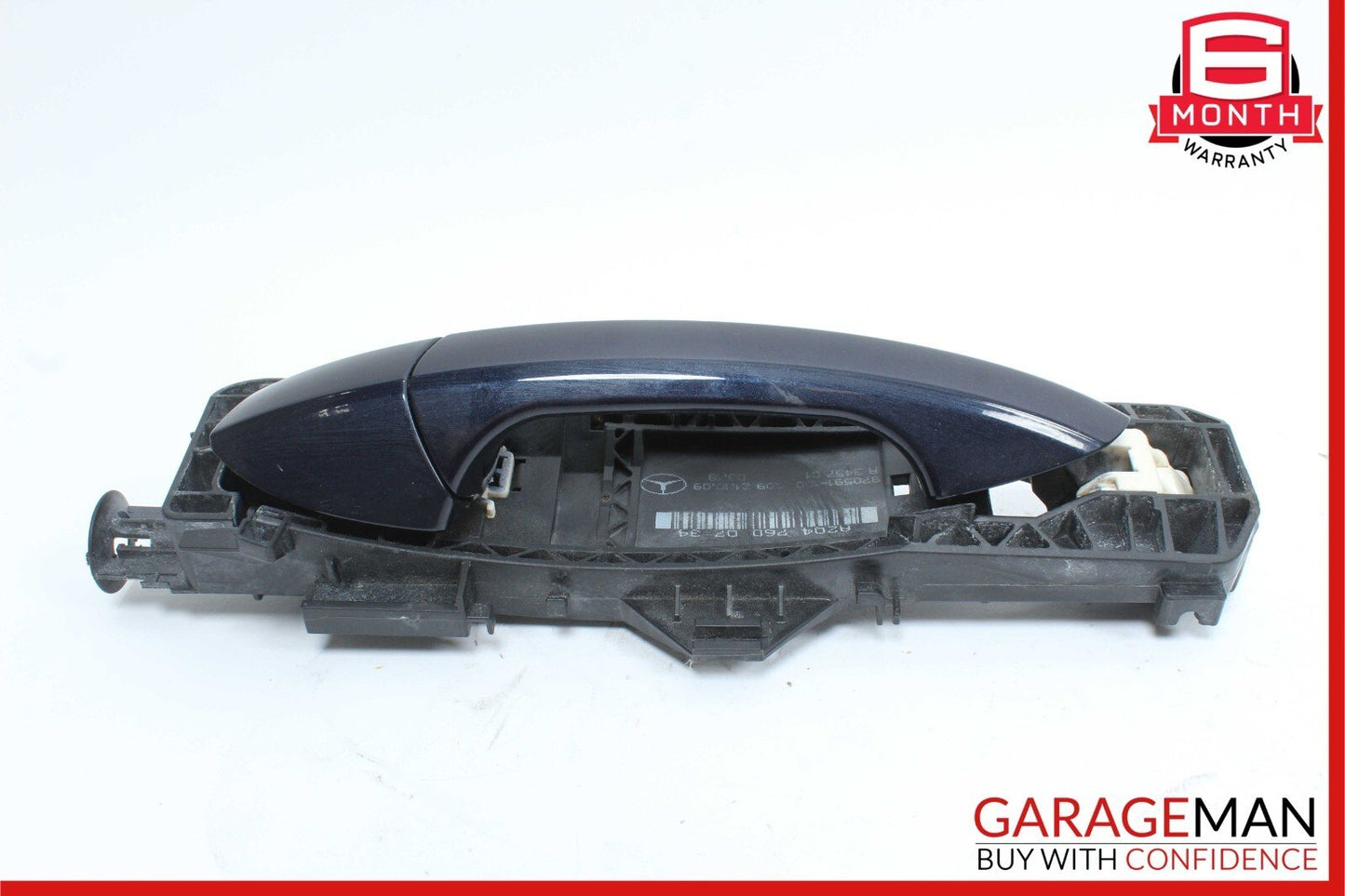 08-14 Mercedes X204 GLK350 Rear Left Side Exterior Door Handle Blue OEM