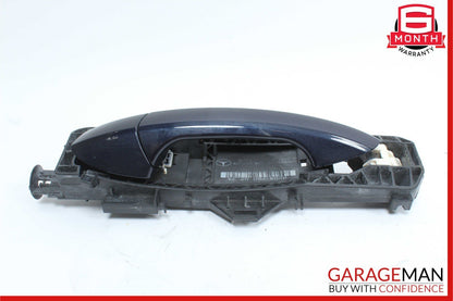 08-14 Mercedes X204 GLK350 Rear Left Side Exterior Door Handle Blue OEM