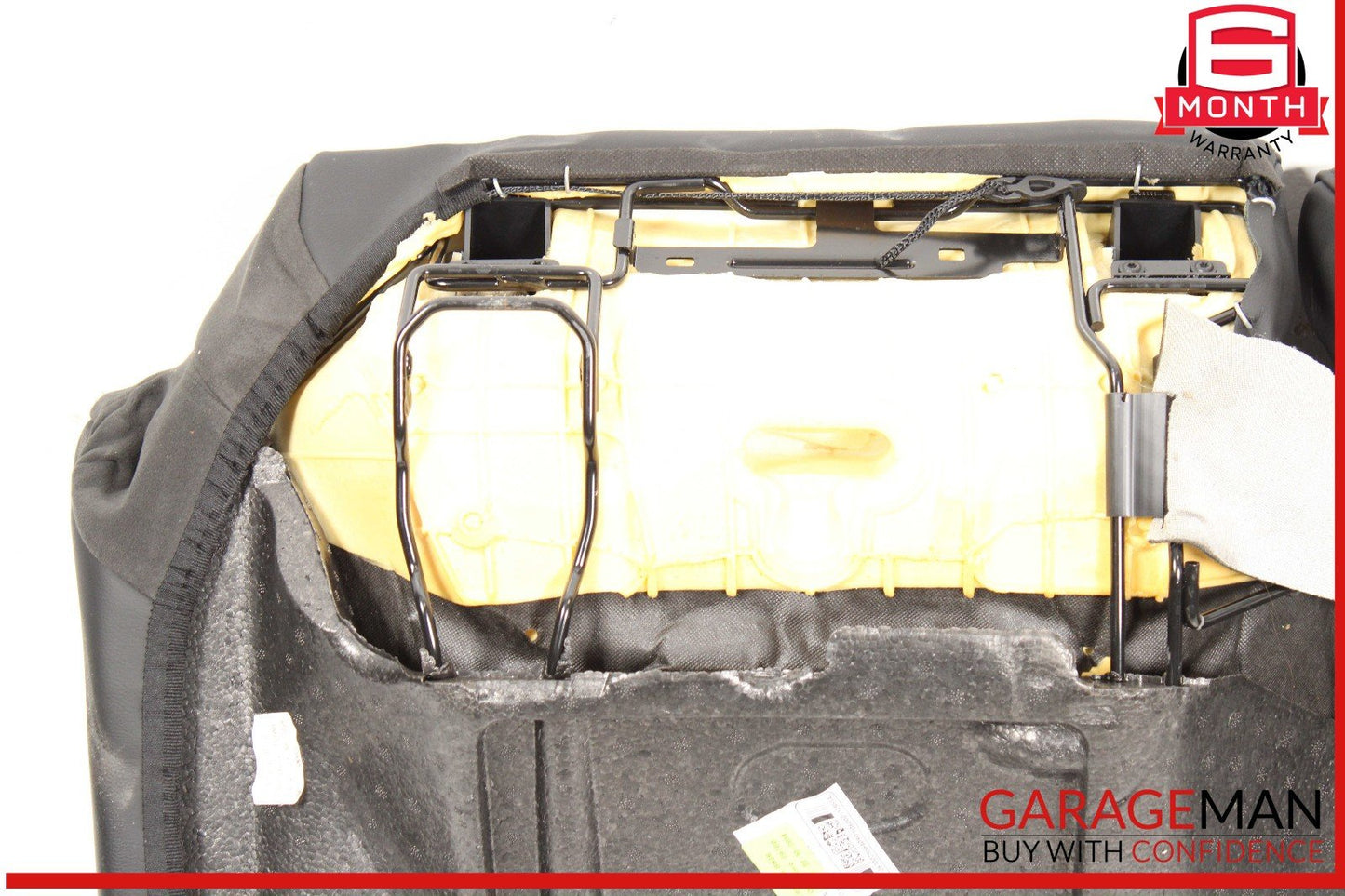 14-22 Maserati Ghibli M157 Rear Seat Cushion Lower Bottom Black OEM