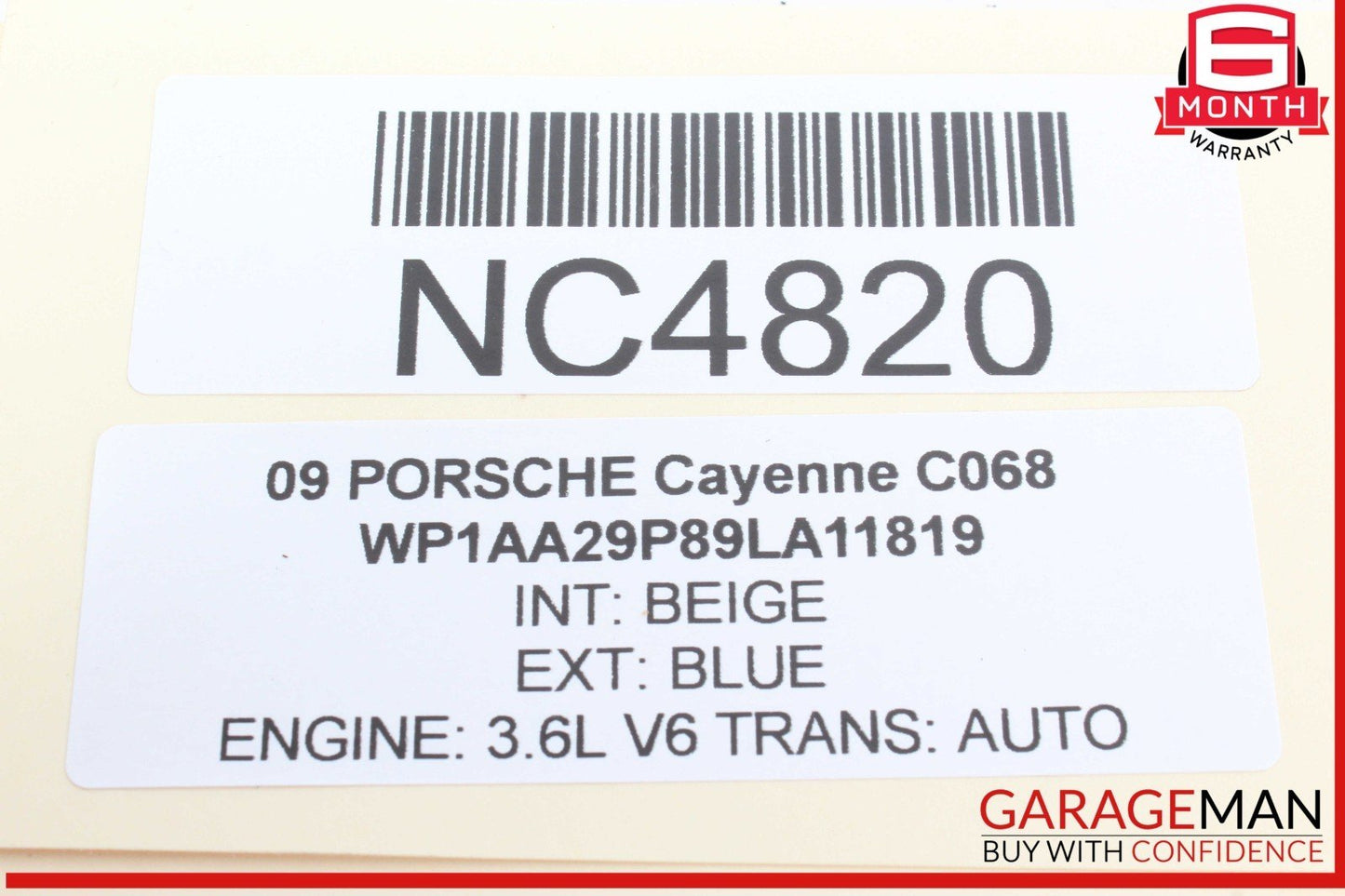 03-10 Porsche Cayenne 955 957 Emergency Hazard Lights Switch Controller Module