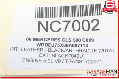06-11 Mercedes W219 CLS500 Rear Right Side Exterior Door Handle OEM