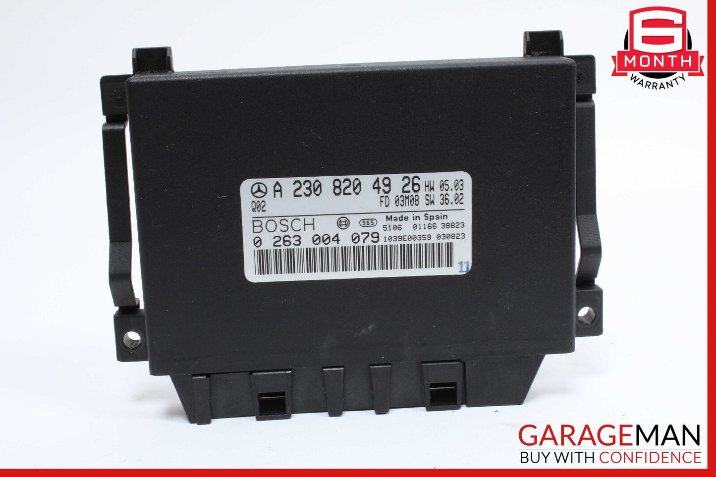 03-06 Mercedes R230 SL500 SL55 Park Parking Assist Control Module 2308204926 OEM