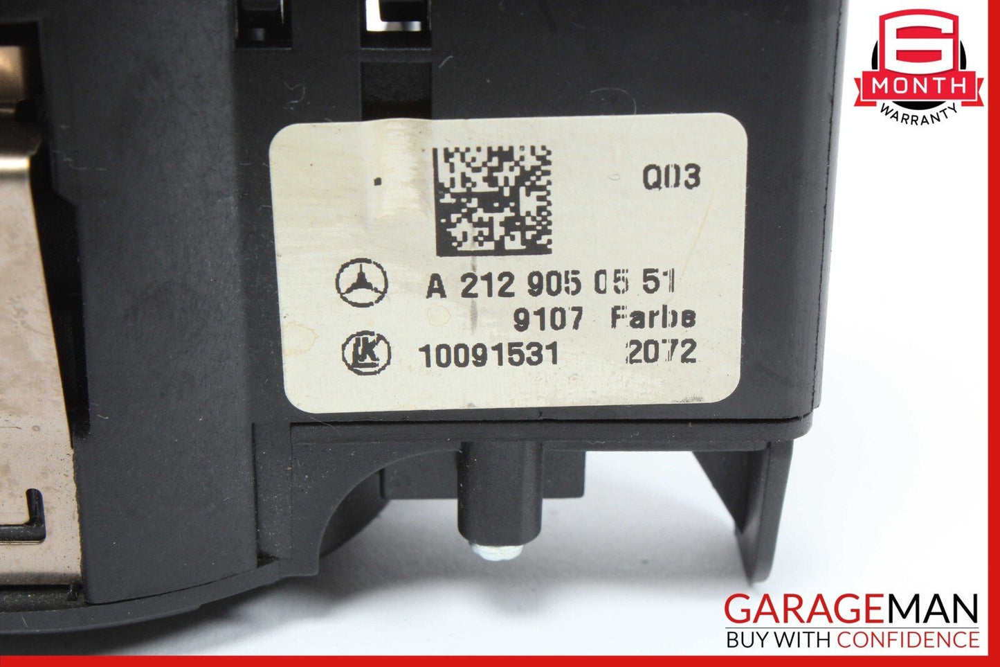08-20 Mercedes W204 C250 SLK250 Headlight Fog Light Switch Control Module OEM