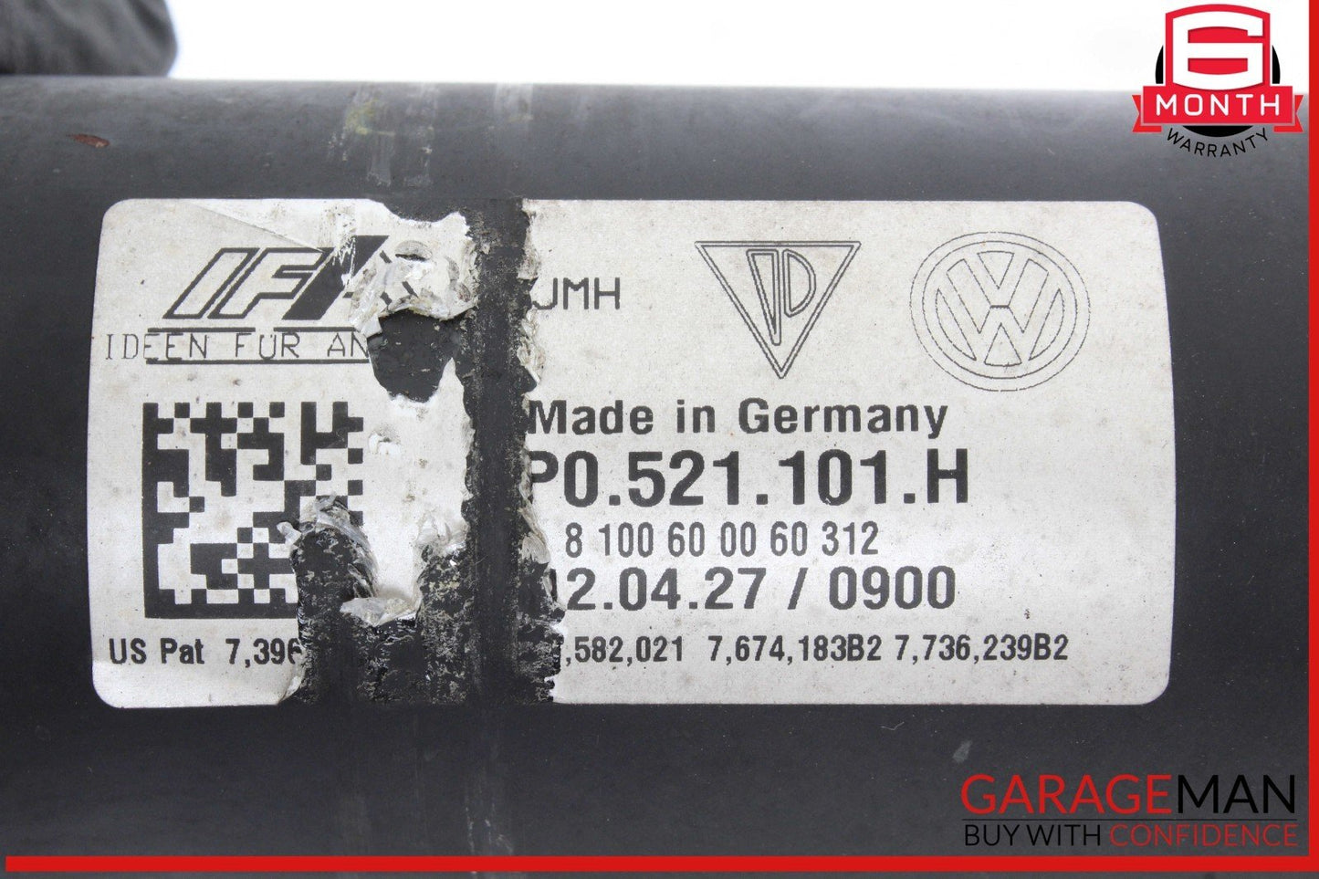 11-18 Porsche Cayenne 958 Front Driveshaft Propeller Shaft 7P0521101K OEM