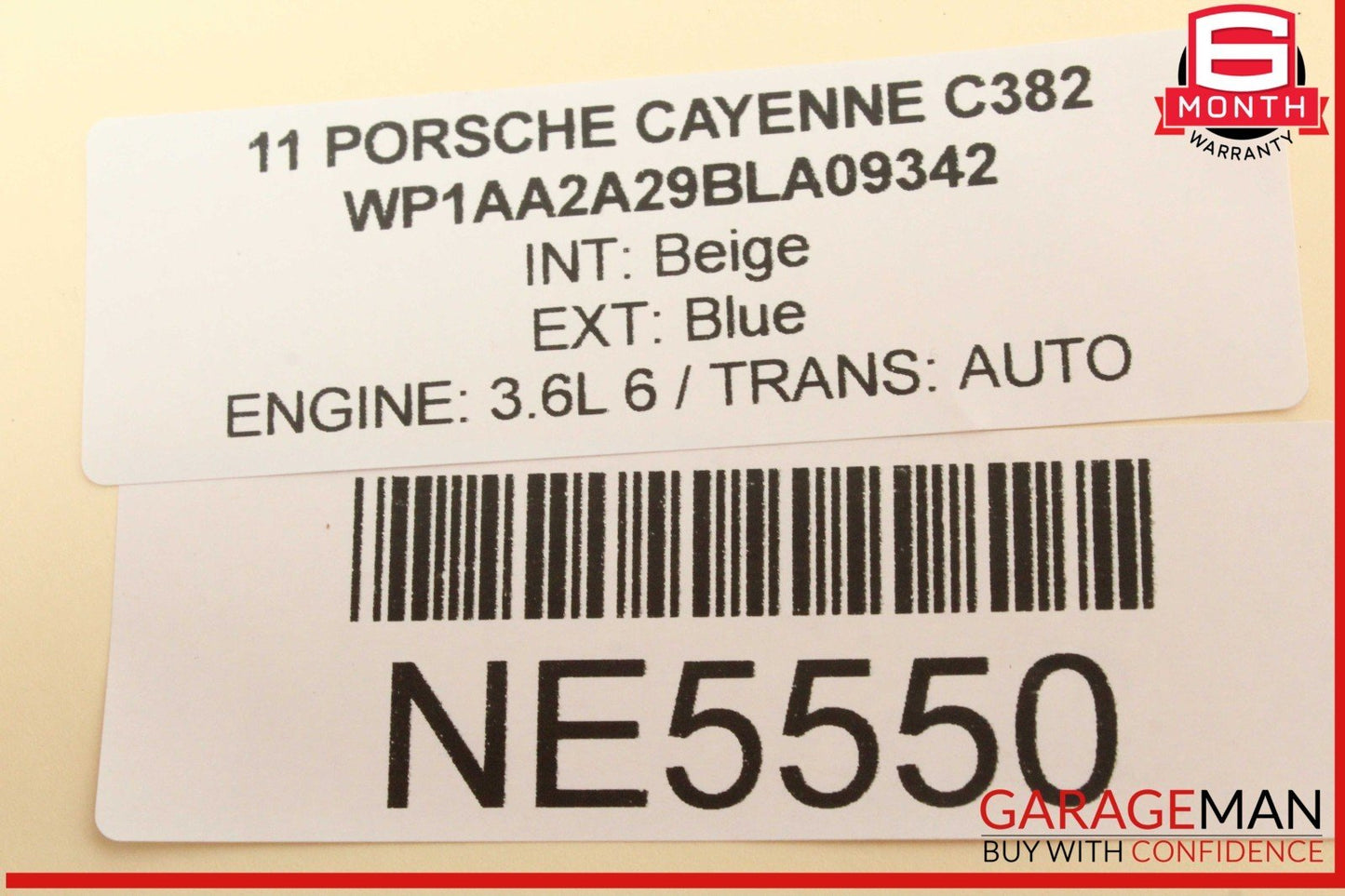 11-18 Porsche Cayenne 958 Rear Left or Right Side Wishbone Upper Control Arm OEM