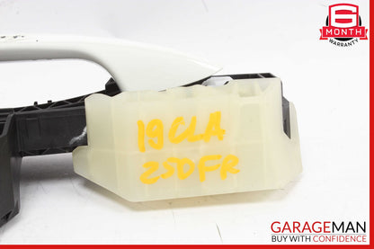 12-20 Mercedes W117 CLA250 Front Right Side Exterior Door Handle White OEM