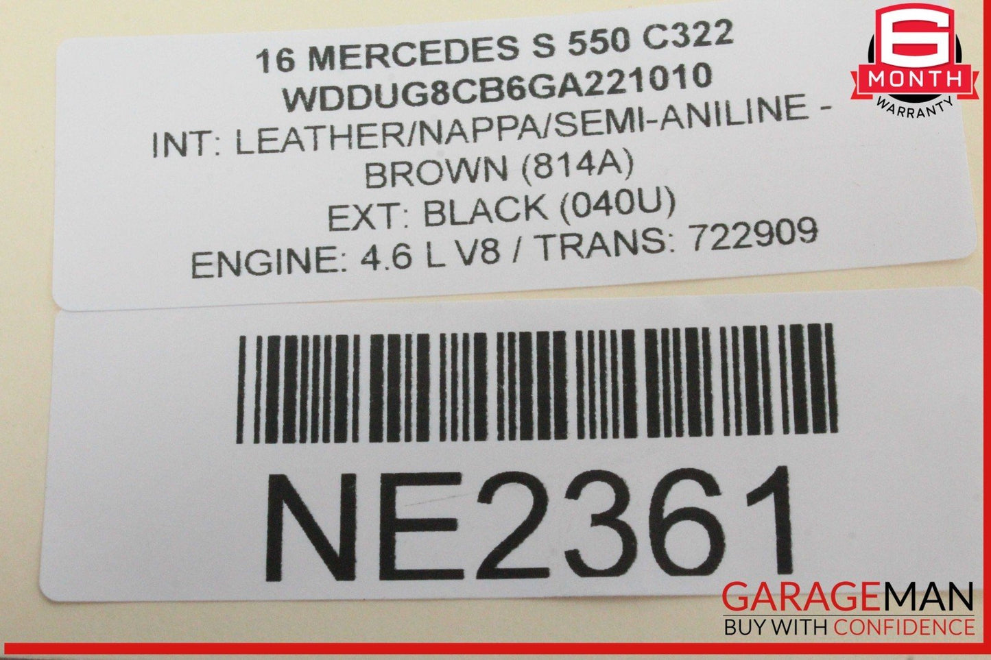 14-17 Mercedes W222 S550 Front Left or Right Side Dash AC Air Vent Grille OEM