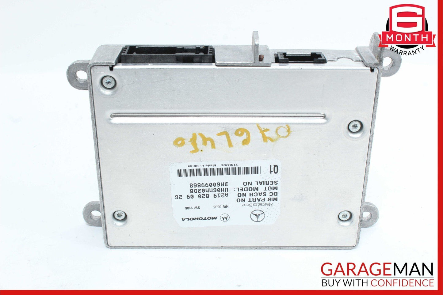 06-12 Mercedes X164 GL450 E350 SL550 Communication Control Module 2198200926 OEM