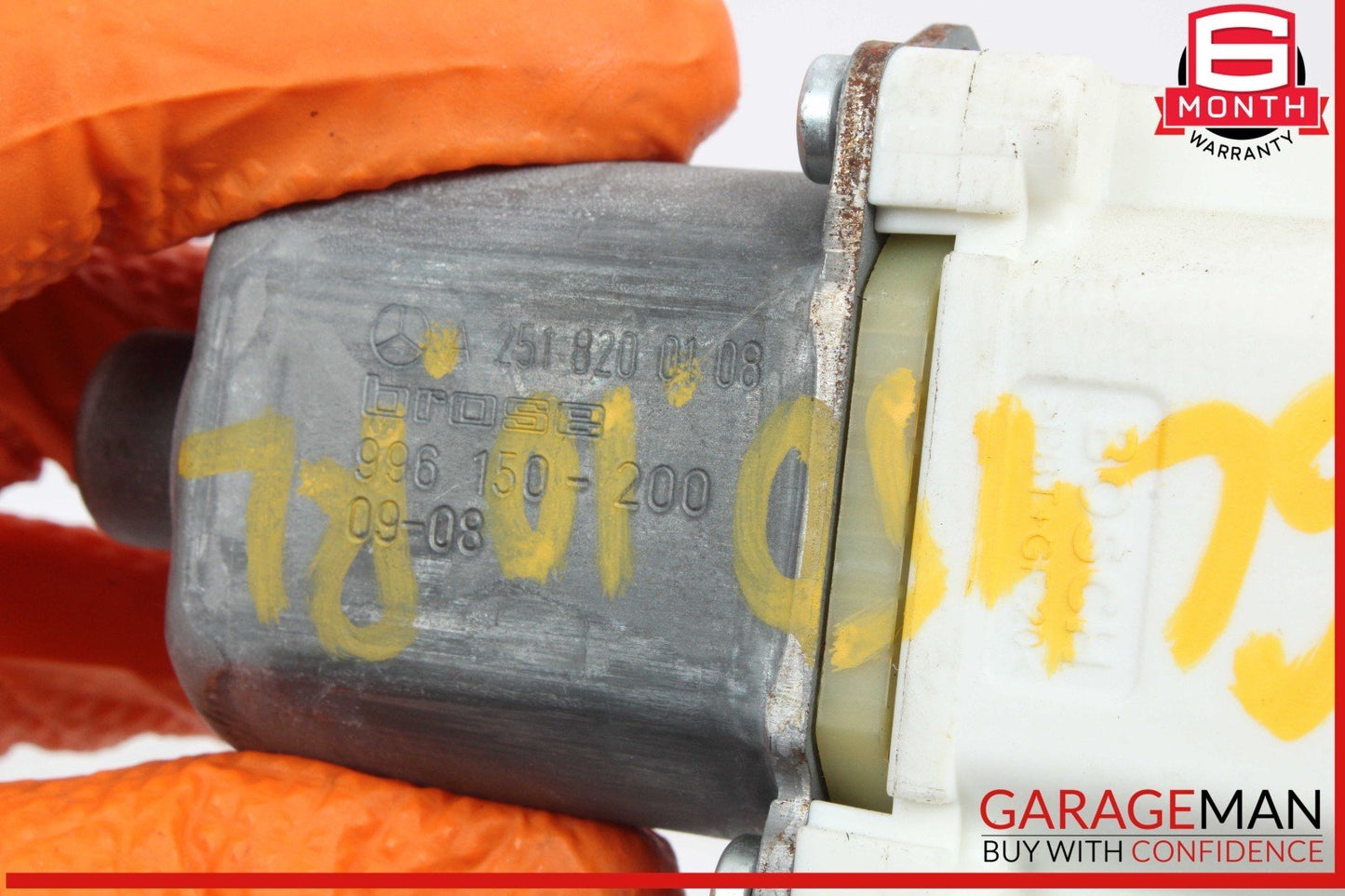 06-13 Mercedes X164 GL450 ML350 Rear Left Driver Side Window Regulator Motor