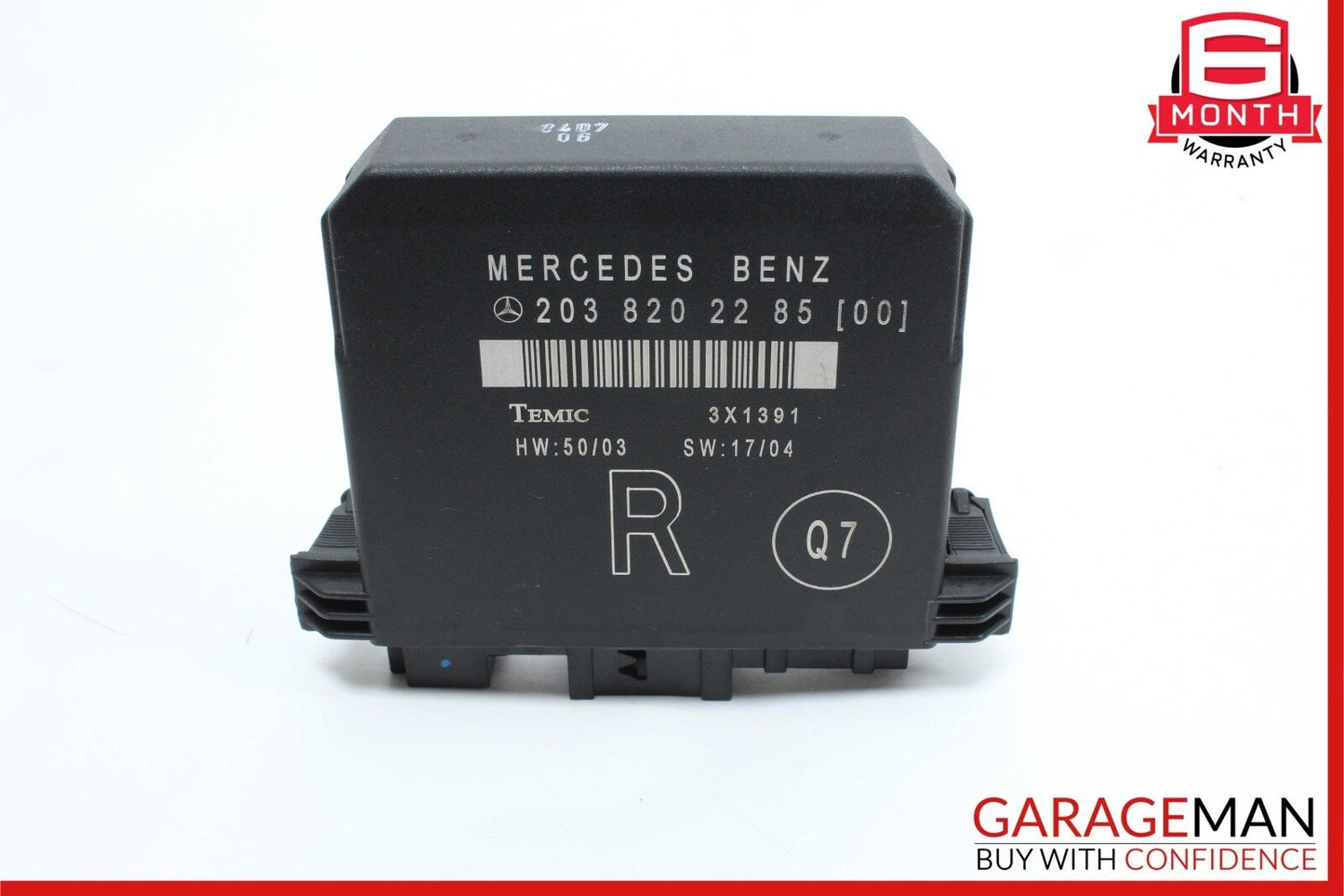 01-07 Mercedes W203 C230 C320 Rear Right Side Door Control Module 2038202285 OEM