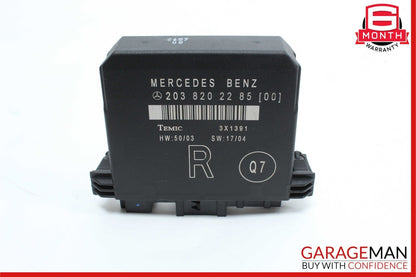 01-07 Mercedes W203 C230 C320 Rear Right Side Door Control Module 2038202285 OEM