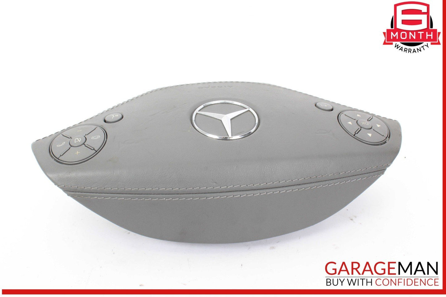 10-14 Mercedes W221 S550 CL550 Steering Wheel Airbag Air Bag Gray OEM