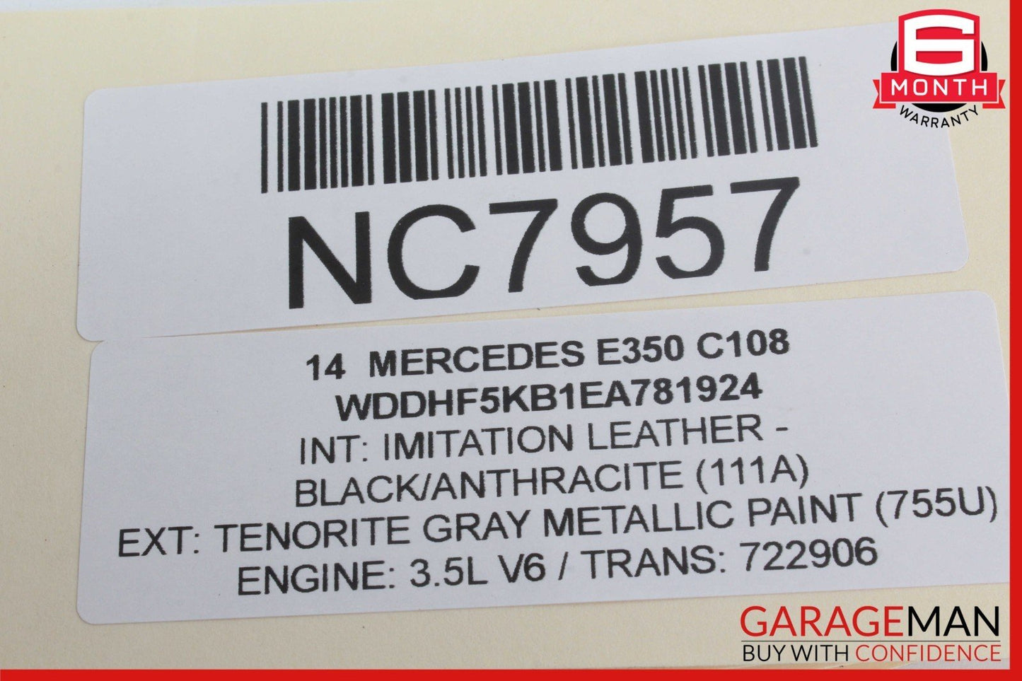 08-20 Mercedes W212 E350 E550 E400 Front Left Side Door Lock Latch Actuator OEM