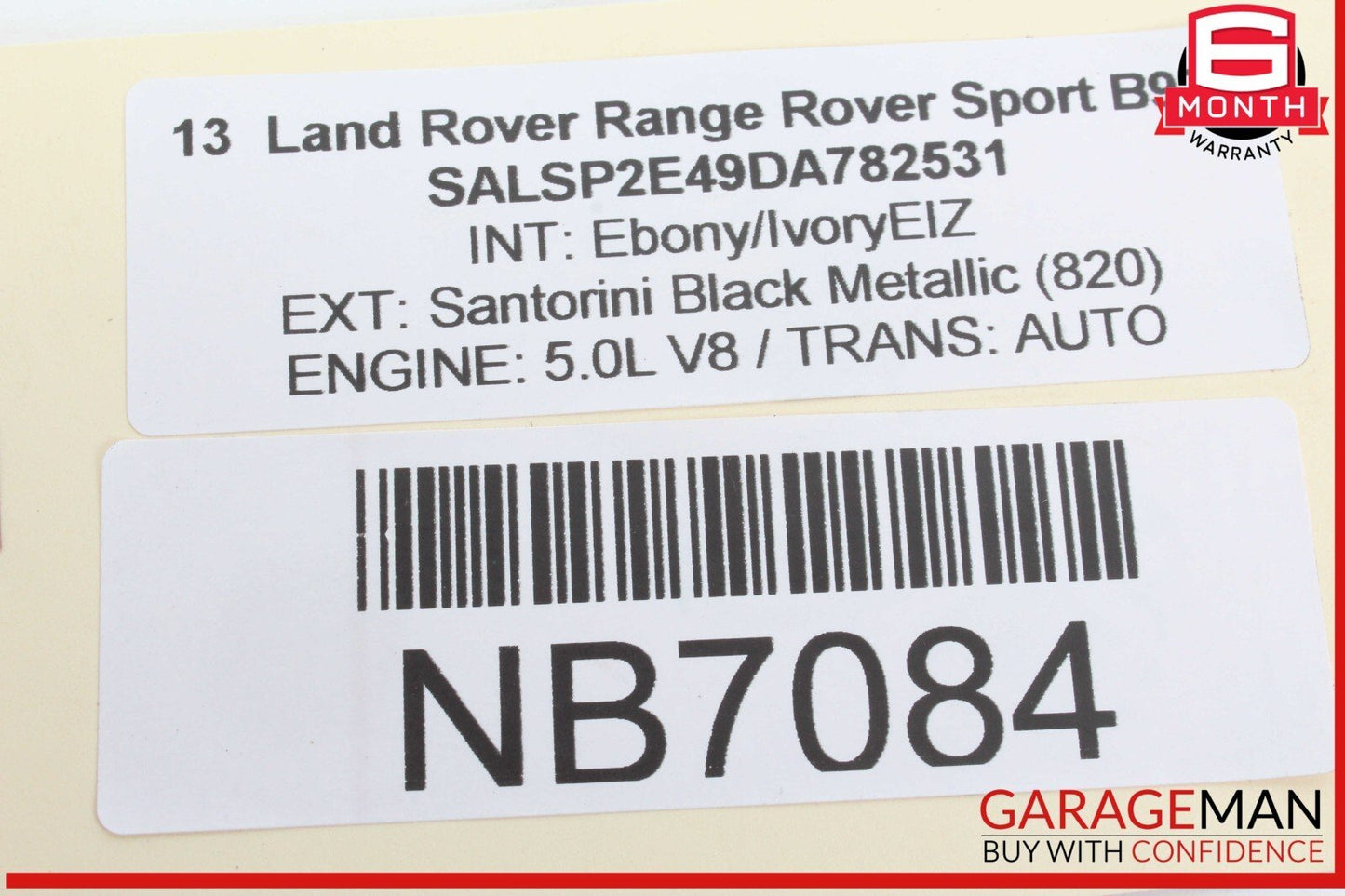 06-16 Land Rover Range Rover Sport Front Drive Shaft Driveshaft Axle TVB500510