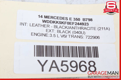 10-20 Mercedes W207 E350 CLS500 Rear Right Window Regulator Motor 2078200642 OEM