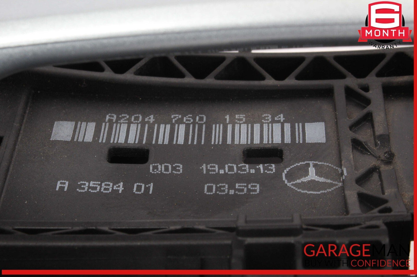 12-14 Mercedes W204 C350 Front Left Side Exterior Door Handle Keyless Go OEM