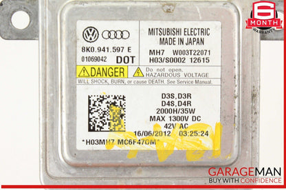 13-17 Audi A4 SQ5 Xenon HID Head Light Headlight Ballast Module 8K0941597E OEM