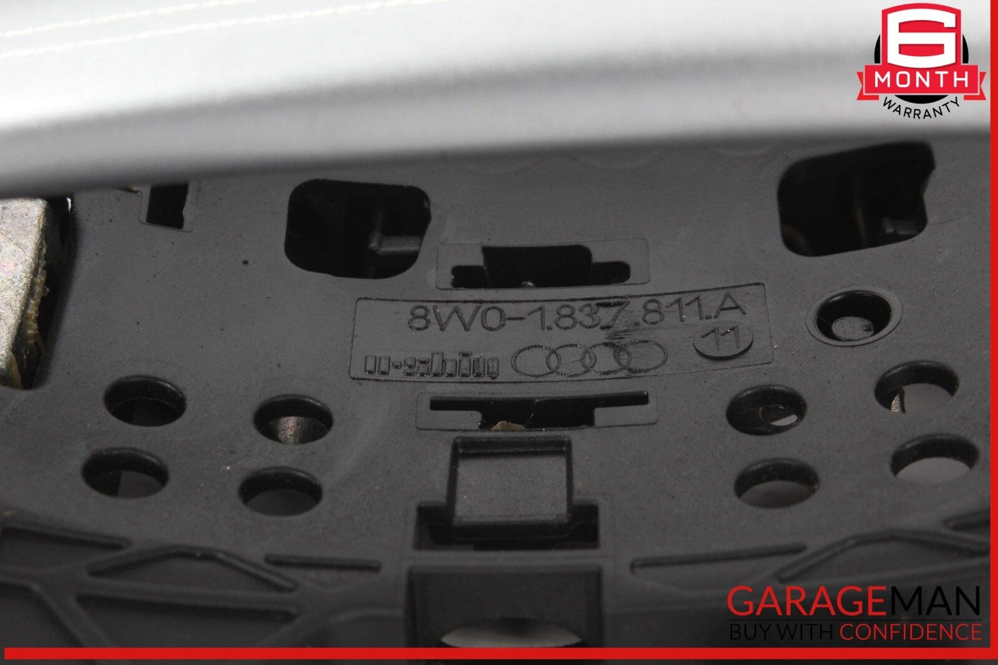 17-24 Audi A4 Rear Left Driver Side Exterior Door Handle Gray OEM