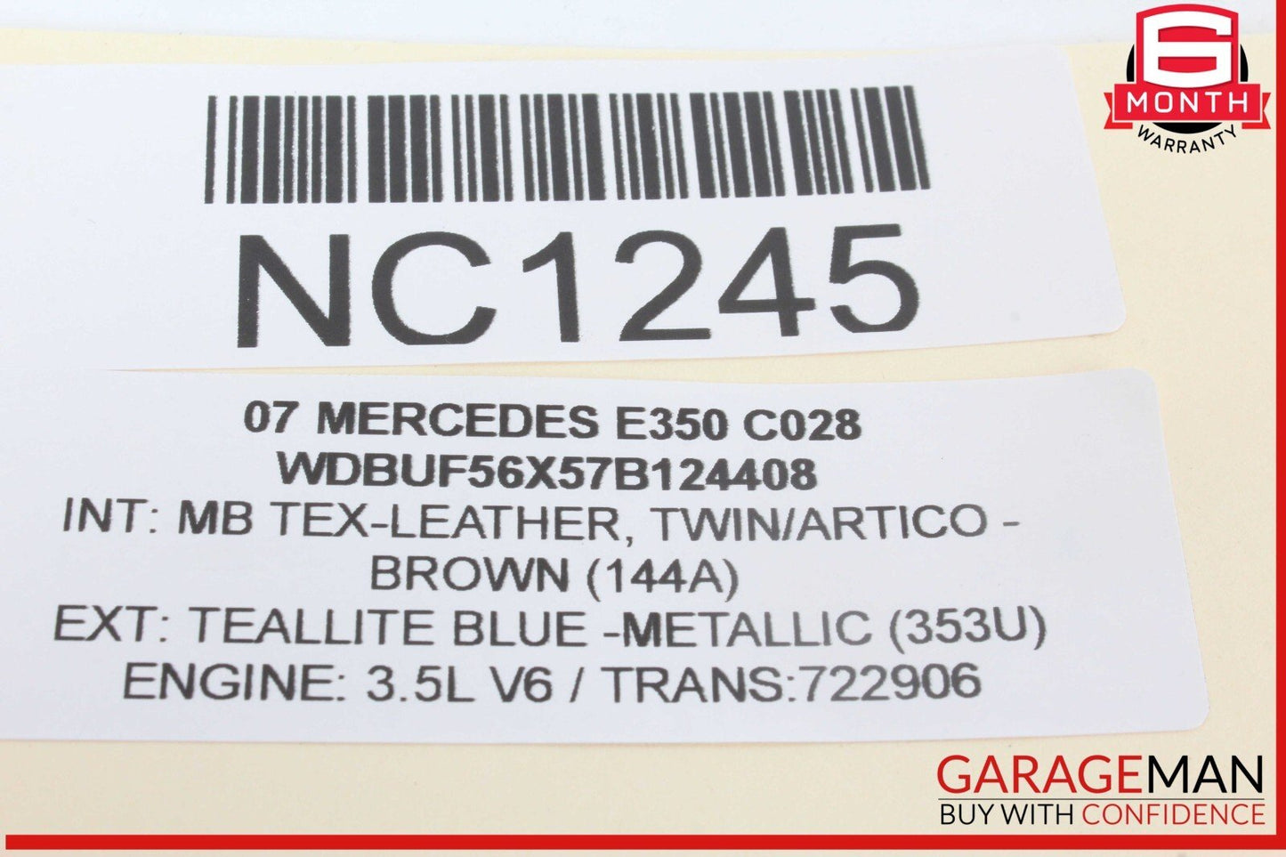 03-09 Mercedes W211 E350 E550 Rear Left Driver Door Control Module OEM