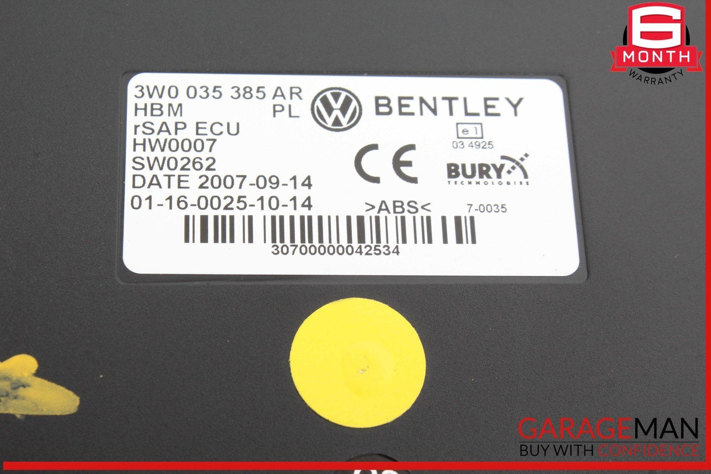 03-12 Bentley Continental GTC Communication Phone Control Module Unit OEM