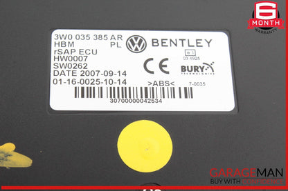 03-12 Bentley Continental GTC Communication Phone Control Module Unit OEM