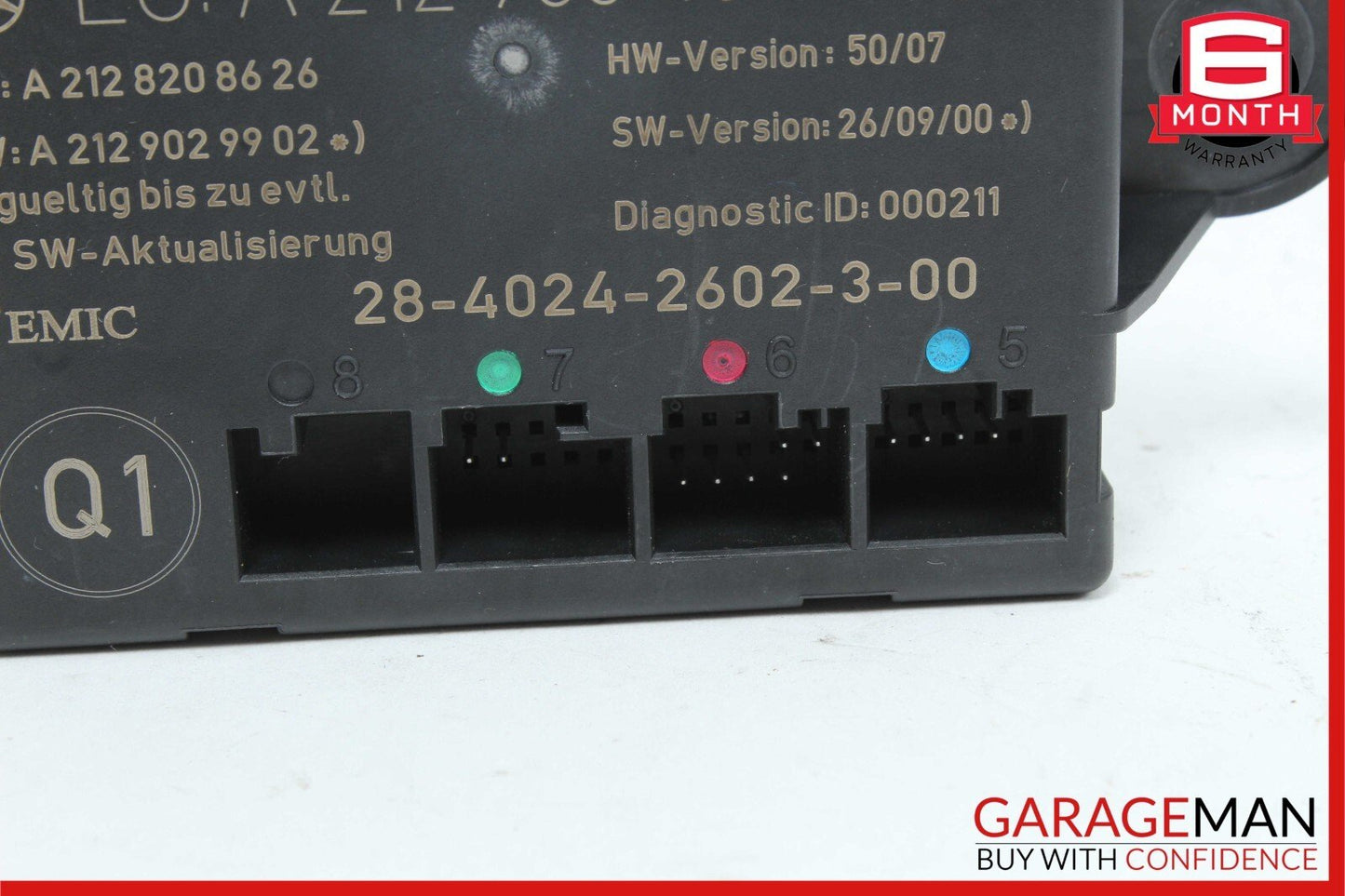 08-18 Mercedes E350 GLK350 CLS550 Rear Right Side Door Controller Module Unit
