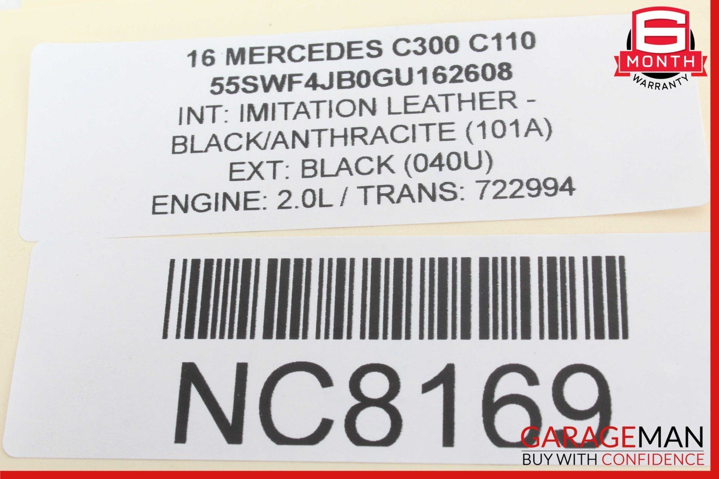 15-21 Mercedes W205 C300 C43 AMG Front Right Upper Radiator Mount Bracket OEM
