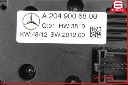 12-14 Mercedes W204 C250 C63 AMG C300 AC A/C Heater Climate Control w/ Trim OEM