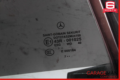 03-12 Mercedes R230 SL550 SL600 Rear Right Side Door Window Quarter Auto Glass