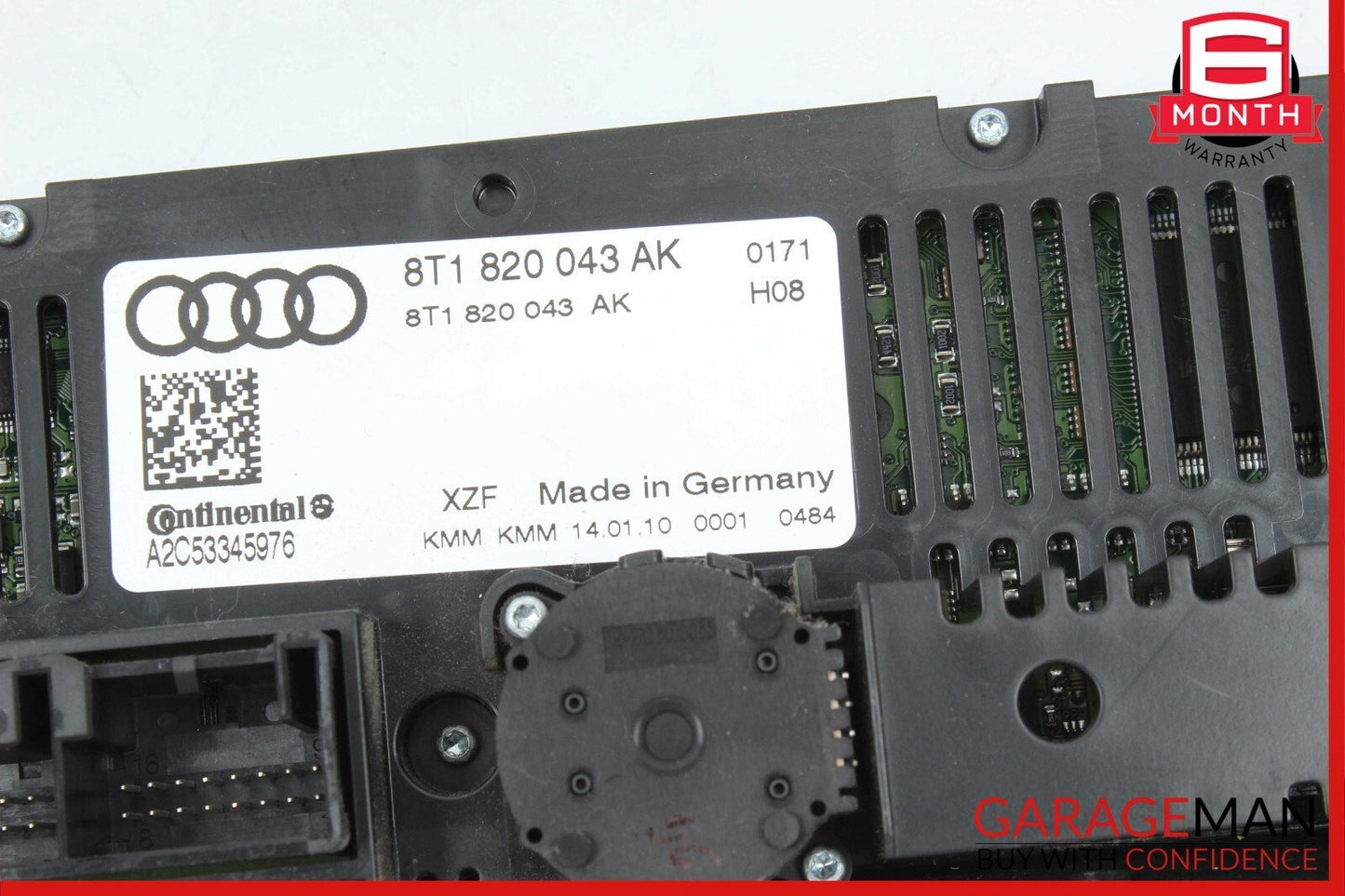 08-14 Audi Q5 A5 Front A/C AC Climate Control Switch Panel Assembly OEM