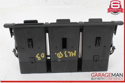 98-05 Mercedes W163 ML350 ML430 Dashboard Center A/C AC Air Vent Trim Black OEM