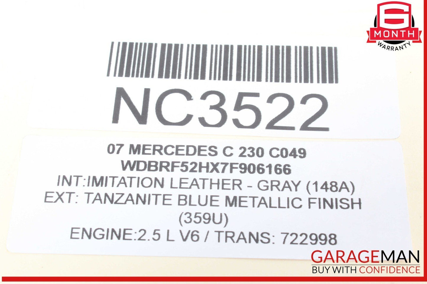 05-12 Mercedes W203 C230 R350 Water Thermostat Housing 2722000415 OEM