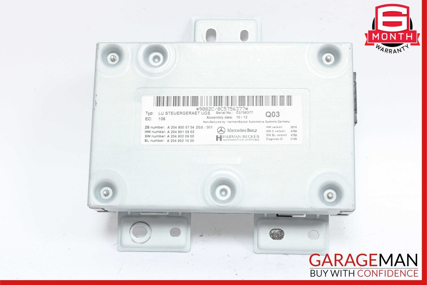 05-14 Mercedes X164 GL450 SL550 Communication Interface Module 2049005704 OEM