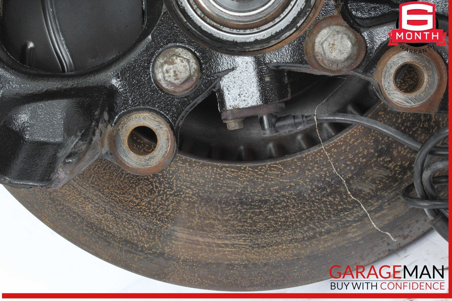 10-13 Land Rover Range Rover Sport Front Right Side Spindle Knuckle w/ Rotor OEM