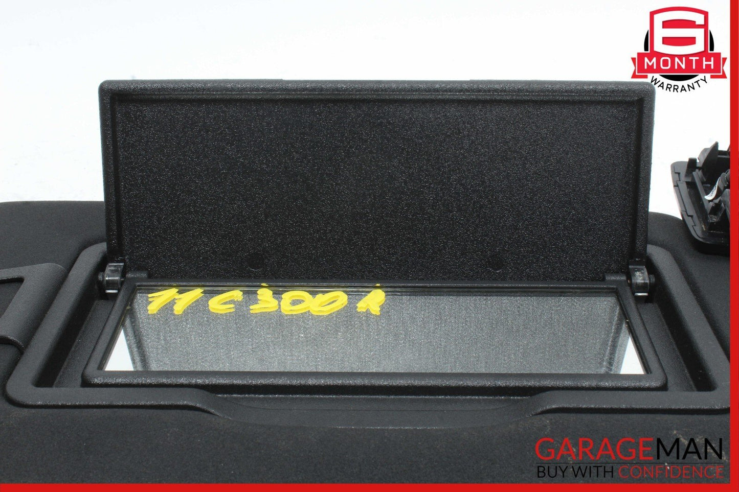 10-17 Mercedes W204 C250 E350 Coupe Right Sun Visor Shade Black OEM