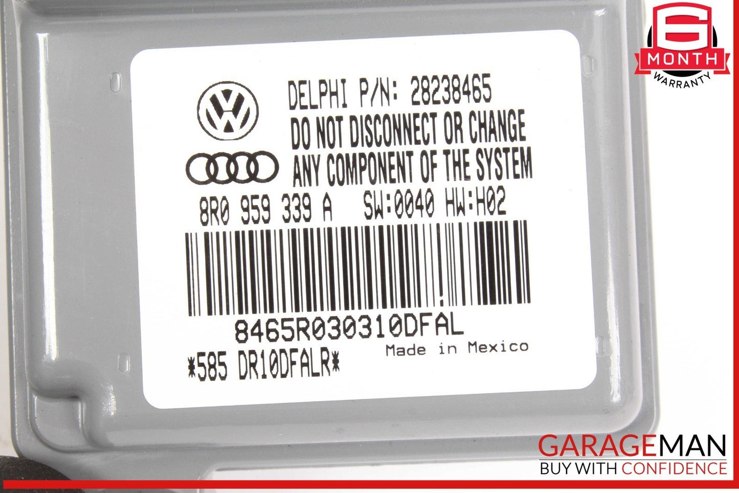 13-17 Audi Q5 SQ5 Front Right Passenger Side Seat Occupant Sensor Module OEM