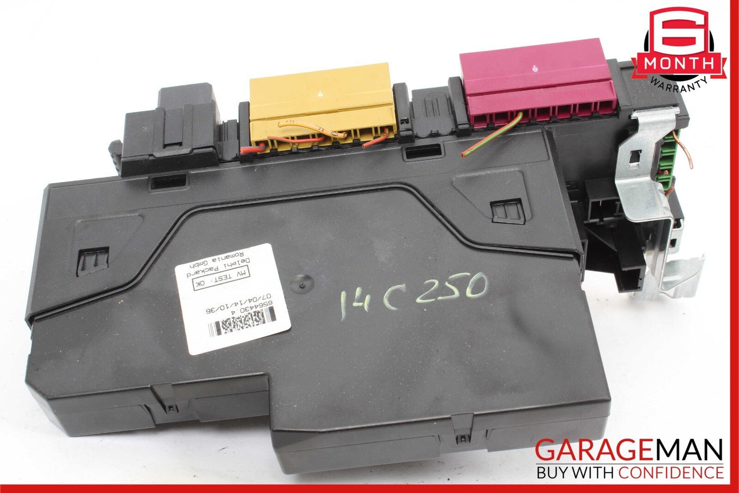 12-14 Mercedes W204 C250 C350 C63 AMG Rear SAM Module Relay Fuse Box Assembly