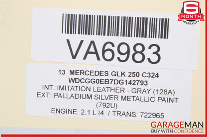 10-17 Mercedes X204 GLK250 Power Brake Booster Master Cylinder w/ Reservoir OEM