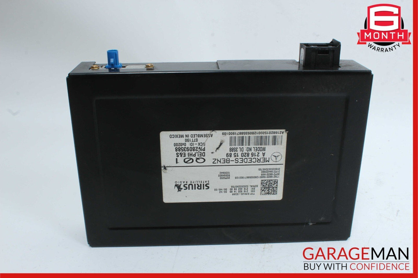 07-14 Mercedes W221 S550 C300 CL550 Sirius Satellite Radio Module Receiver OEM