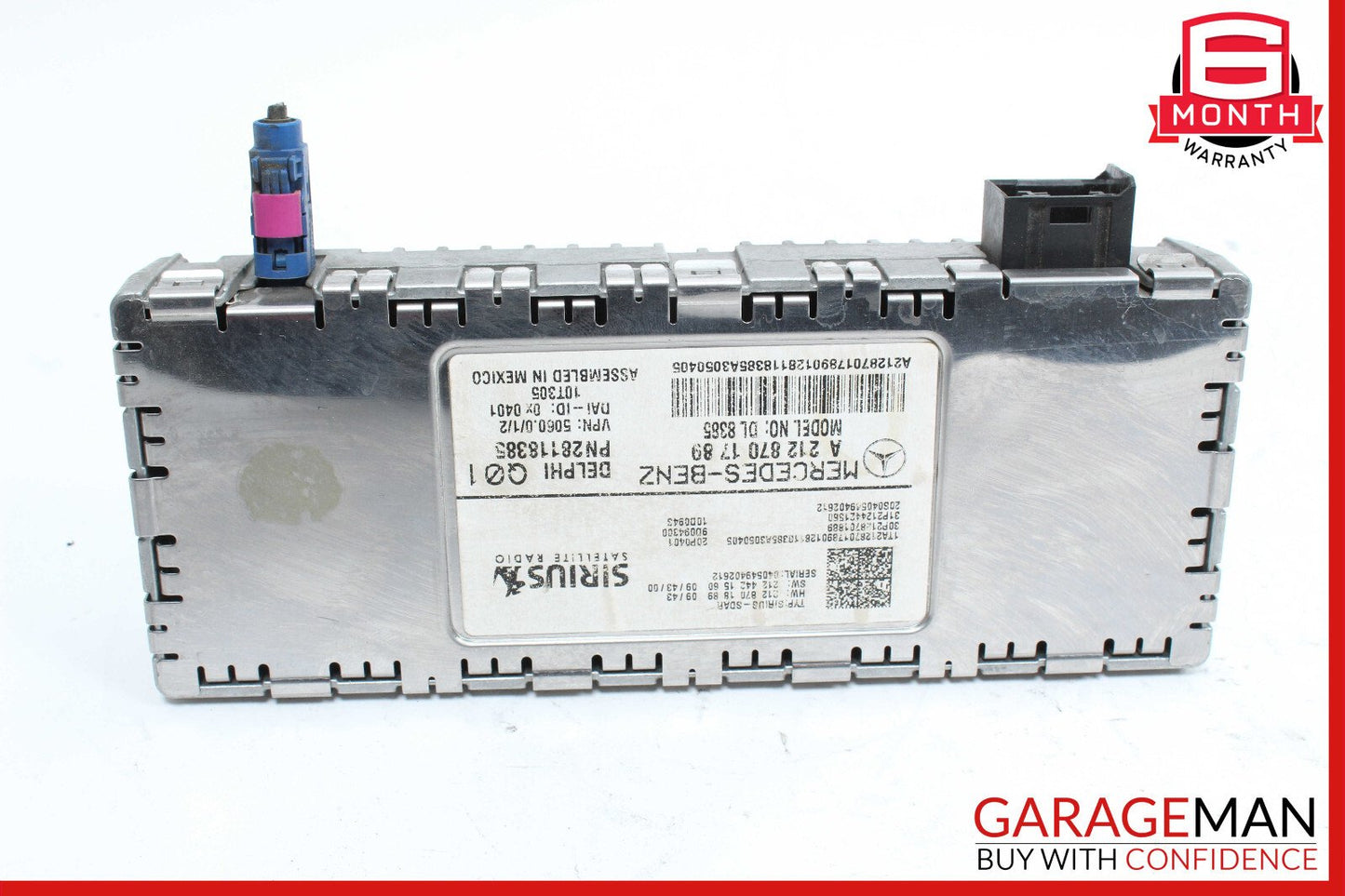 Mercedes W212 E350 C250 Sirius Satellite Radio Receiver 2128706489 OEM