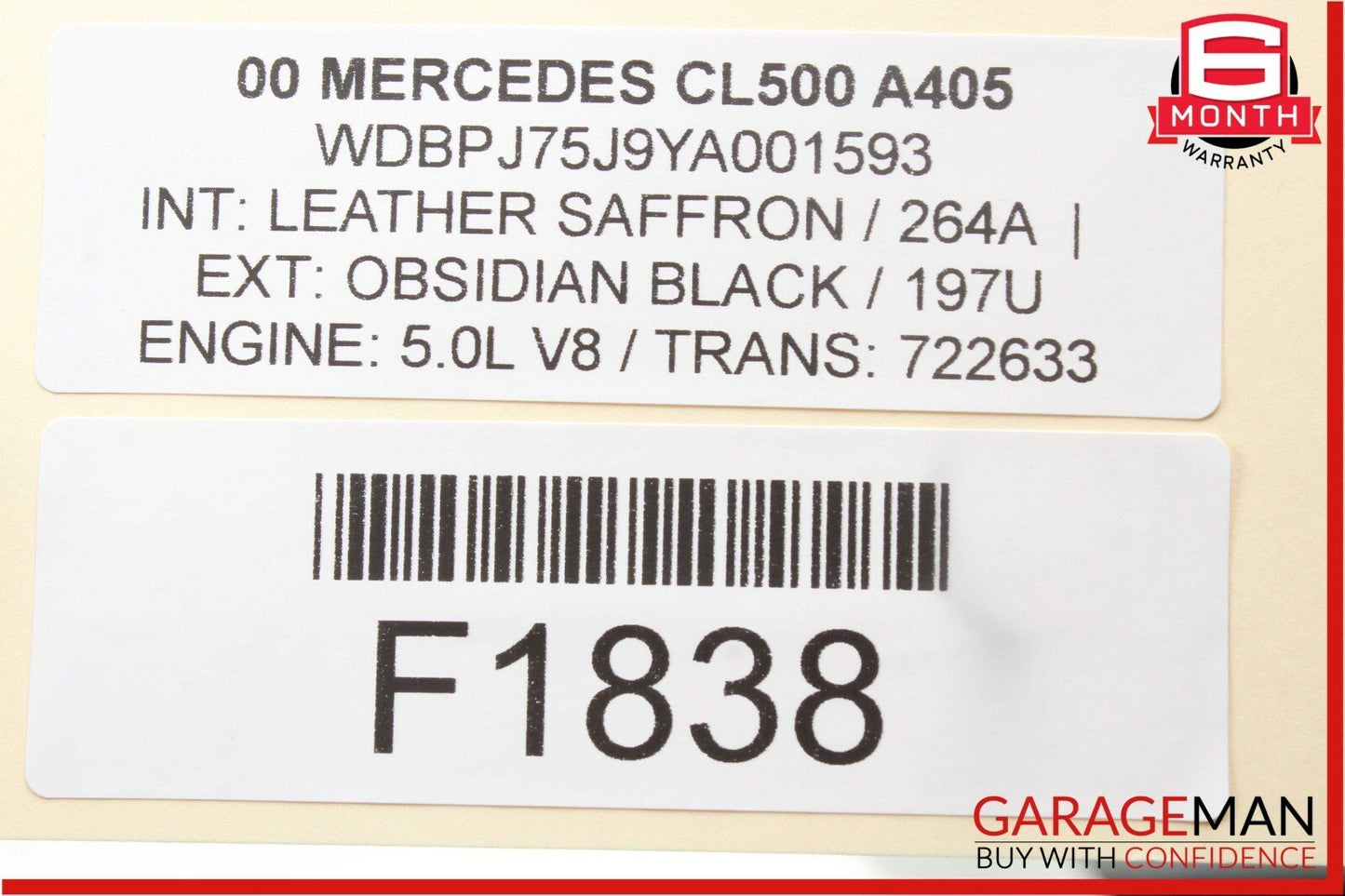 00-06 Mercedes W215 CL500 Motorola Voice Communication Command Module Control