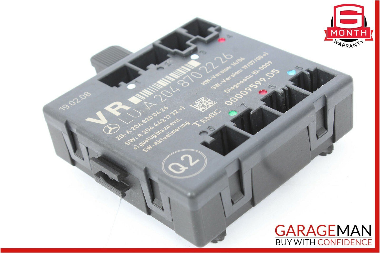 08-14 Mercedes W204 C250 C300 Front Right Passenger Side Door Control Module